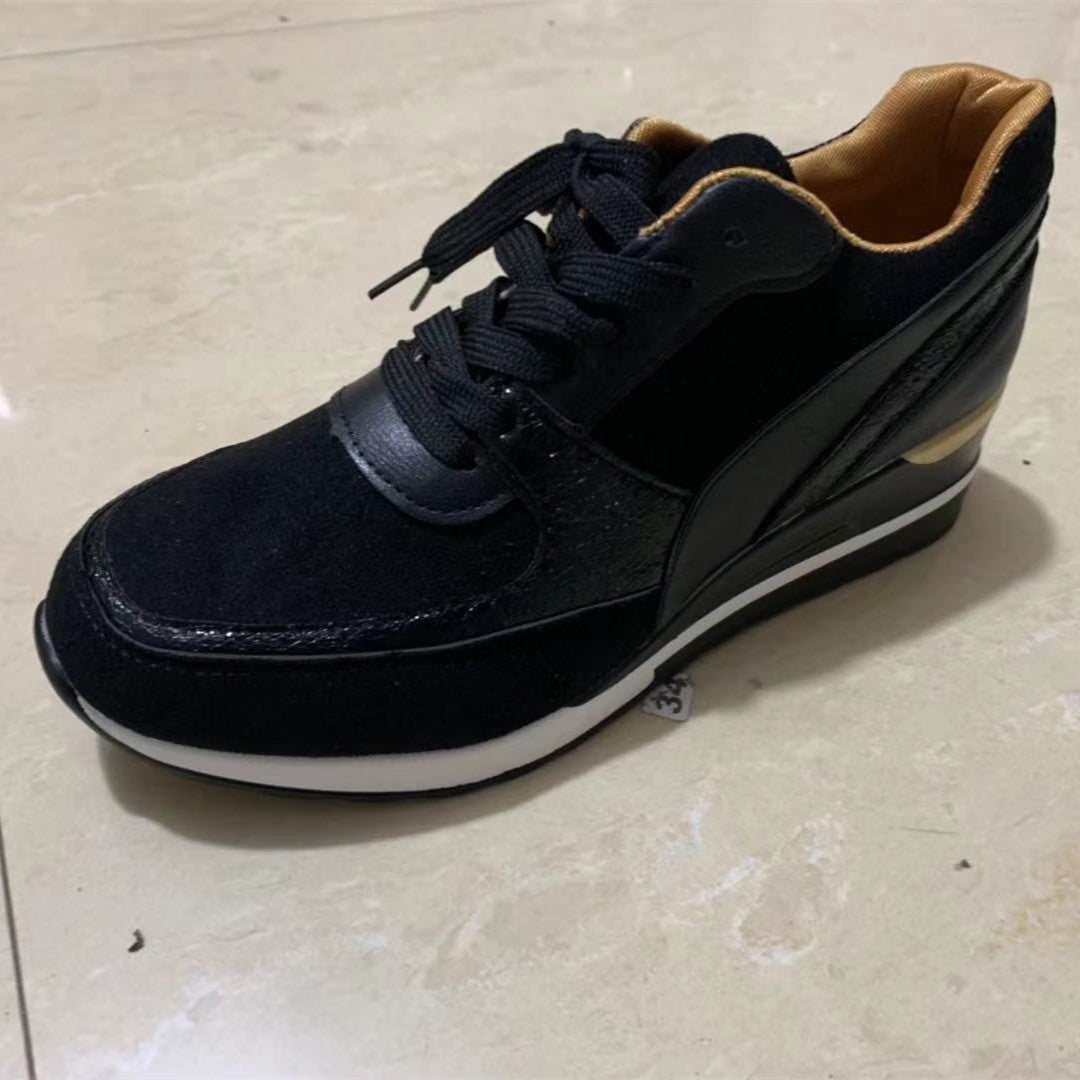 Sneakers plateforme à sequins – Style et confort