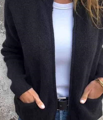 Cardigan Élégant Femme à Poches – Style Chic & Premium
