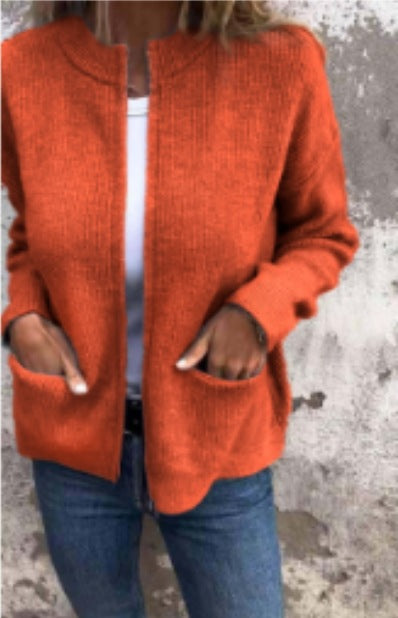 Cardigan Élégant Femme à Poches – Style Chic & Premium