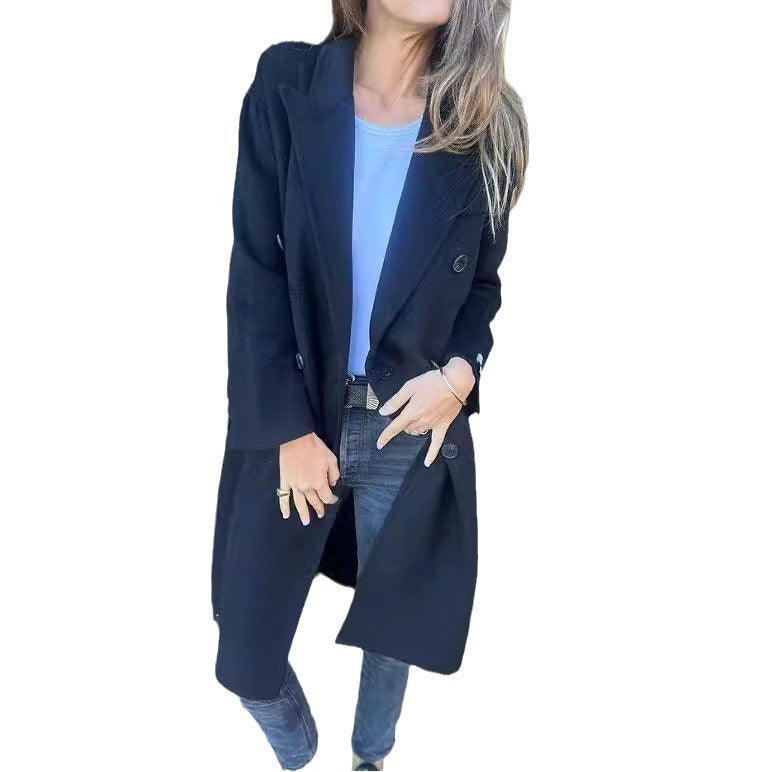 MANTEAU LONG OVERSIZE POUR FEMME