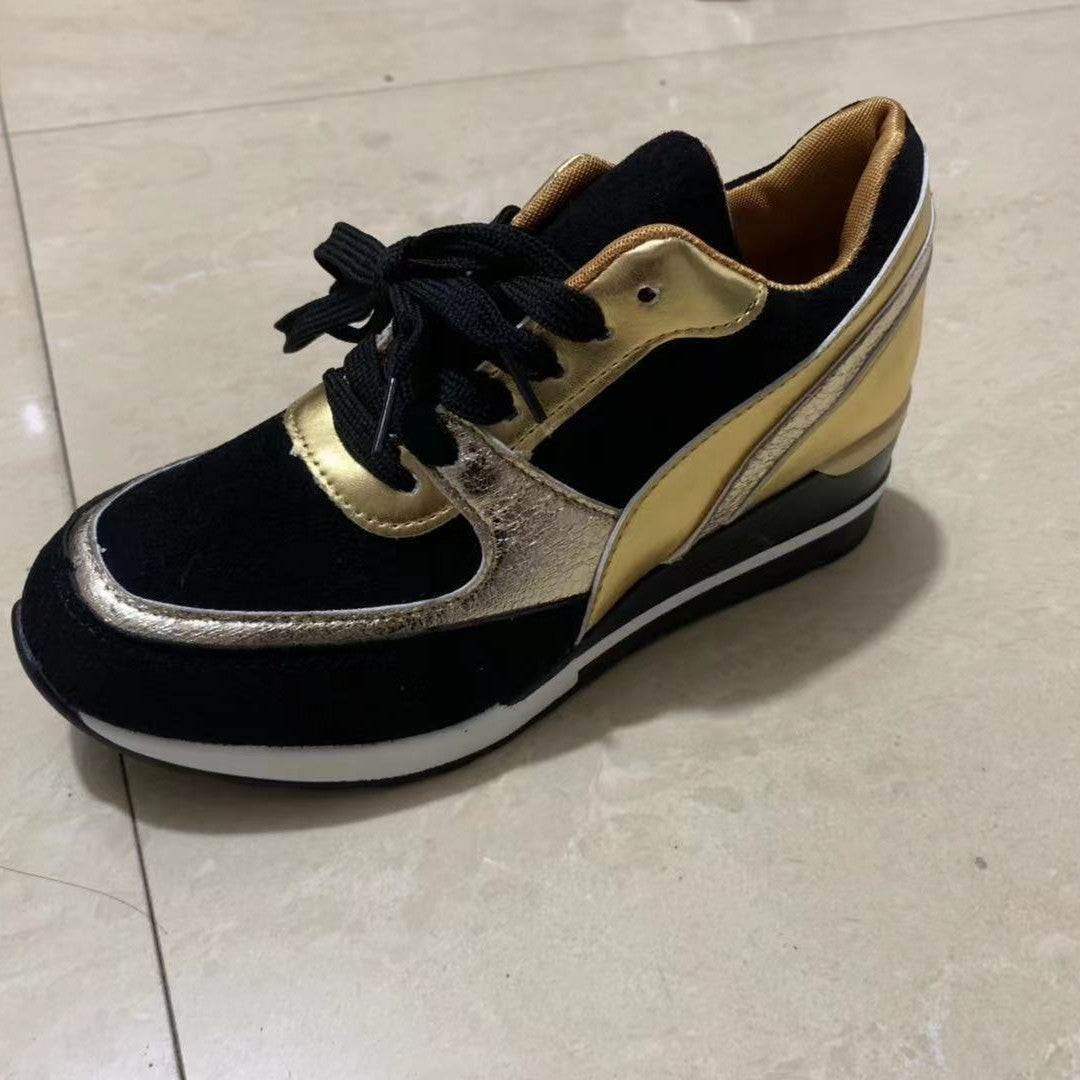 Sneakers plateforme à sequins – Style et confort